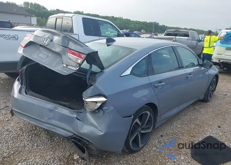 2022 Honda Accord Sport из США, поврежденный, VIN 1HGCV1F39NA063171